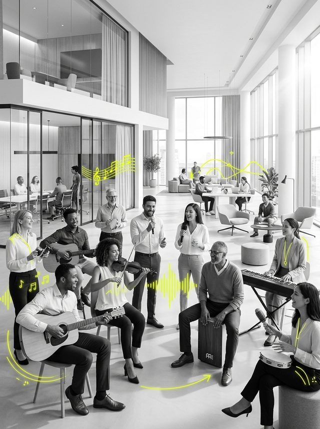 Armonía en la gestión. La música como herramienta para la cohesión y el liderazgo de equipos