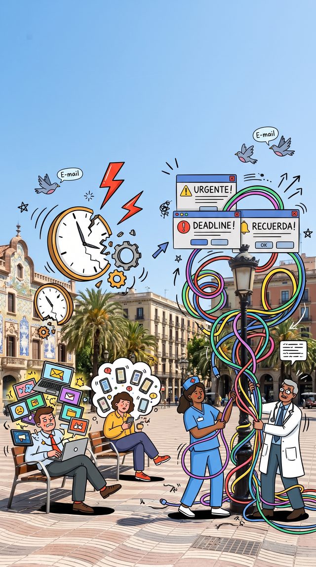 Tecnoestrés y ladrones del tiempo